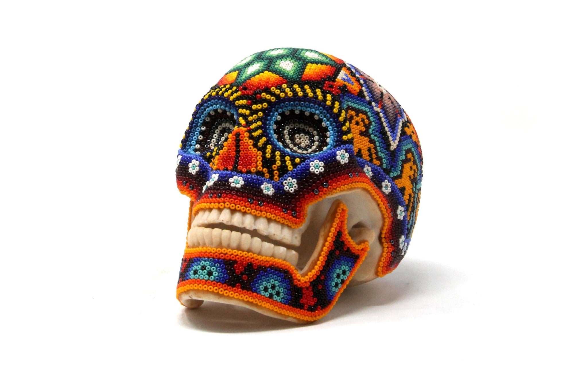 Calaverita Arte Huichol - Tzucu II - Arte Huichol - Marakame