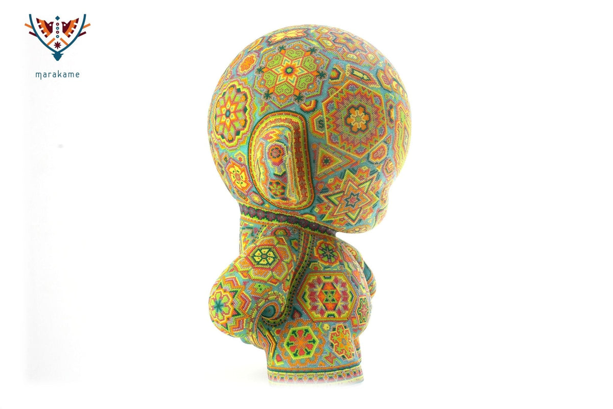 Munny Edición Especial 18&#39;&#39; - Wexikia - Arte Huichol - Marakame