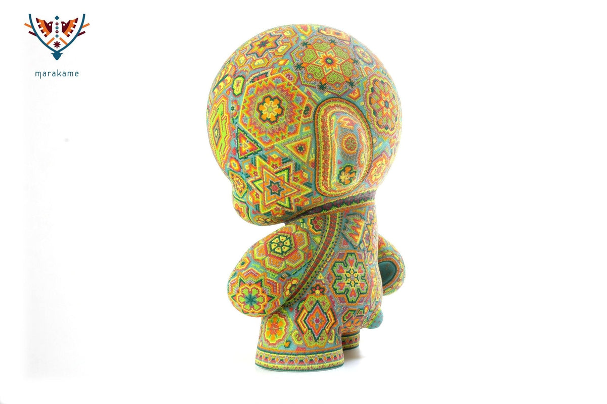 Munny Edición Especial 18&#39;&#39; - Wexikia - Arte Huichol - Marakame