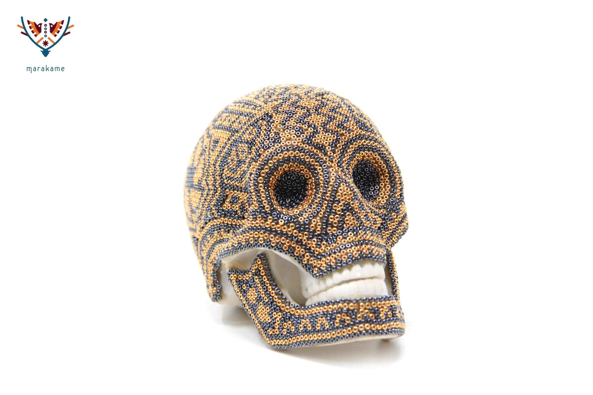 Calaverita Huichol Mini - Aikutsi III - Arte Huichol - Marakame